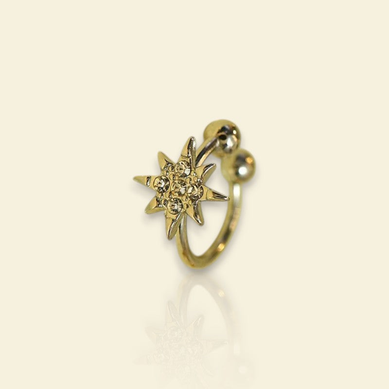 boucle d’oreille pour cartilage Orion, ear cuff pour oreilles non percées
