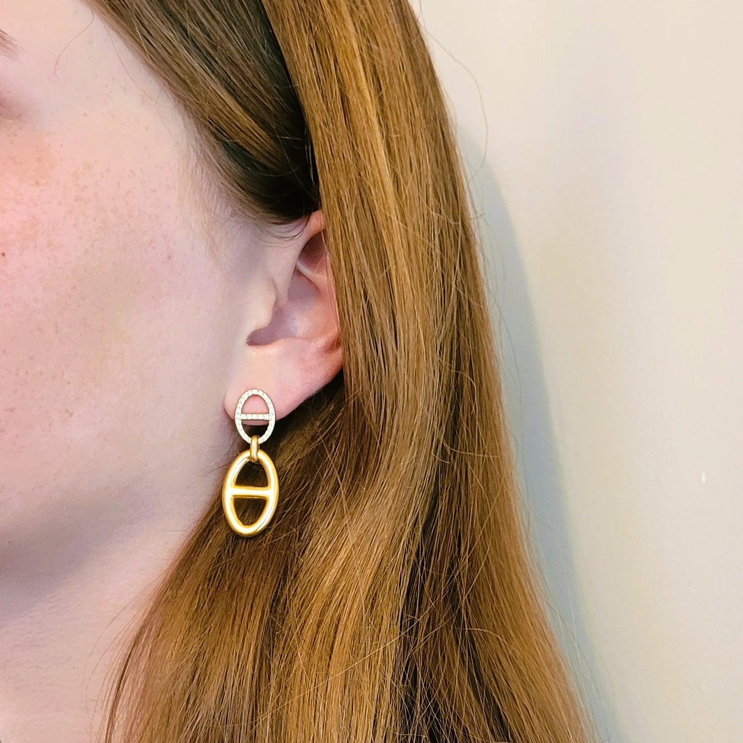 Galatée maille marine, des boucles d’oreilles fantaisie pour adolescentes