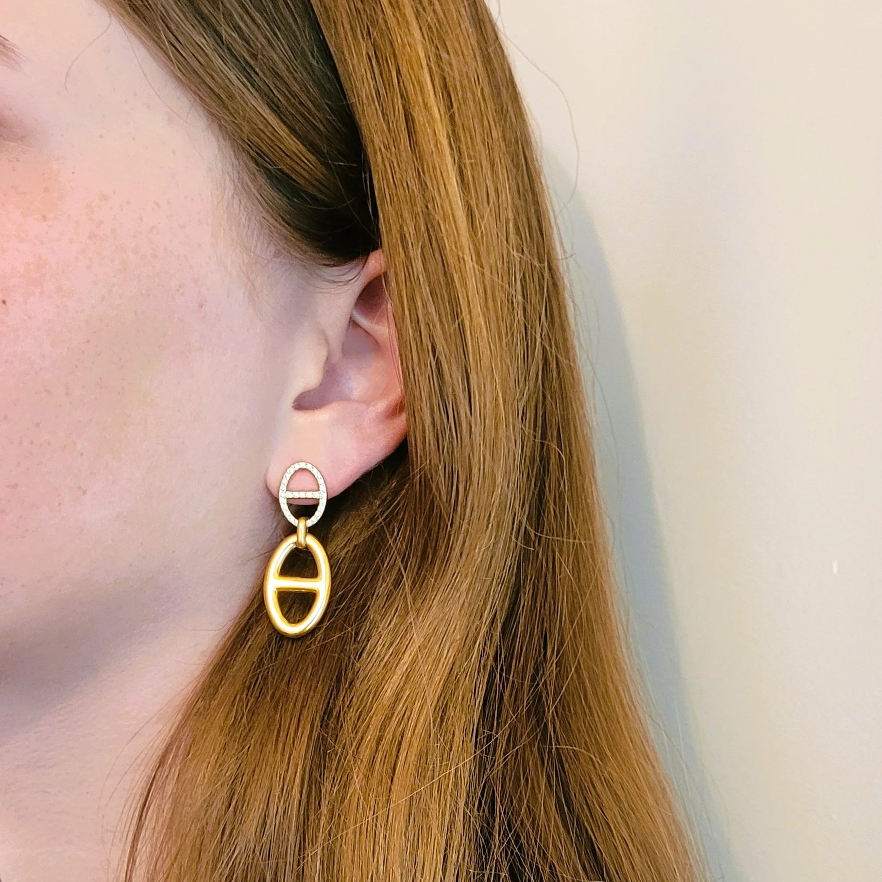 Galatée maille marine, des boucles d’oreilles fantaisie pour adolescentes